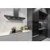 DS3326B-9ST Schweigen 90cm Silent Black Wallmount Rangehood 